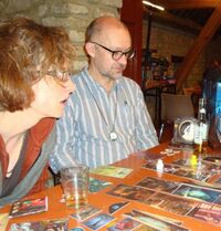 Anja Wrede und Bruno Faidutti